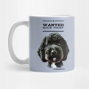 Cockapoo / Doodle Dog Sock Thief Mug